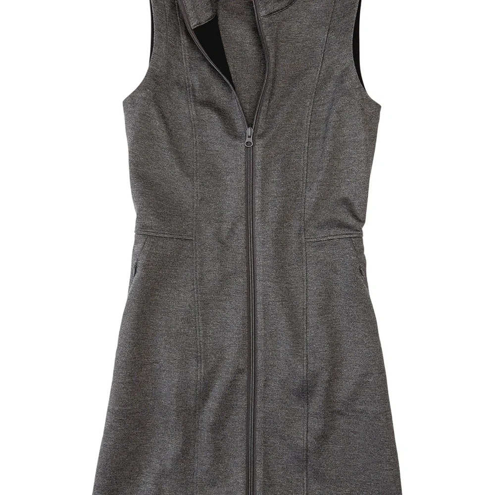 Title Nine Passport Dress - Gray Sleeveless Full Zip - Picture 4 of 4